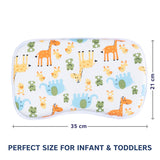 Hopop Soft Memory Foam Baby Head Shaping Pillow - Giraffe