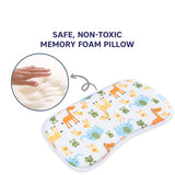 Hopop Soft Memory Foam Baby Head Shaping Pillow - Giraffe
