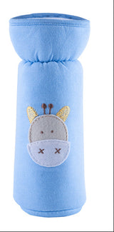 Hopop Soft Plush Hosiery Baby Feeding Bottle Cover 240 ml Blue