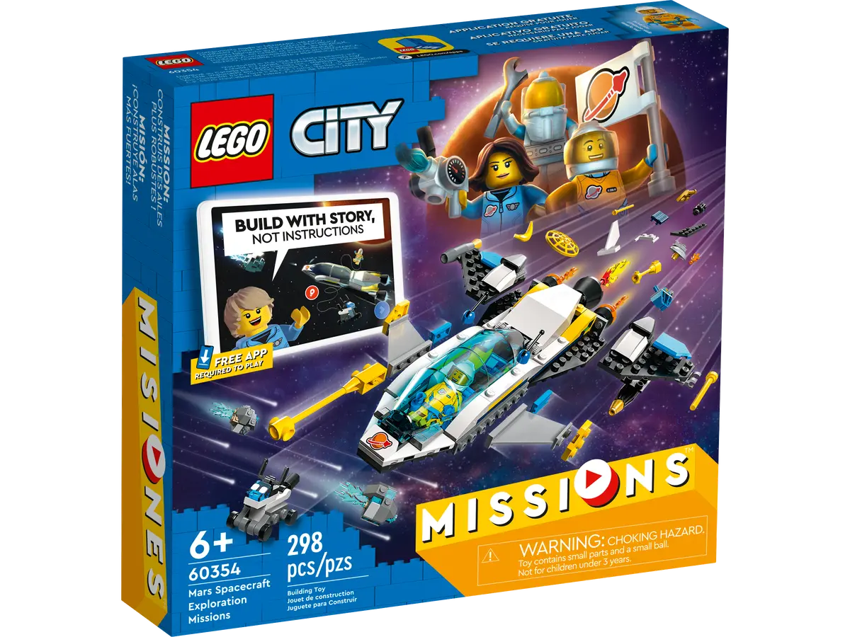 LEGO City Mars Spacecraft Exploration Missions 6+ 298Pcs 60354