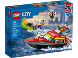 LEGO City Fire Rescue Boat 144 Pieces Multicolour