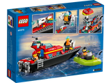 LEGO City Fire Rescue Boat 144 Pieces Multicolour