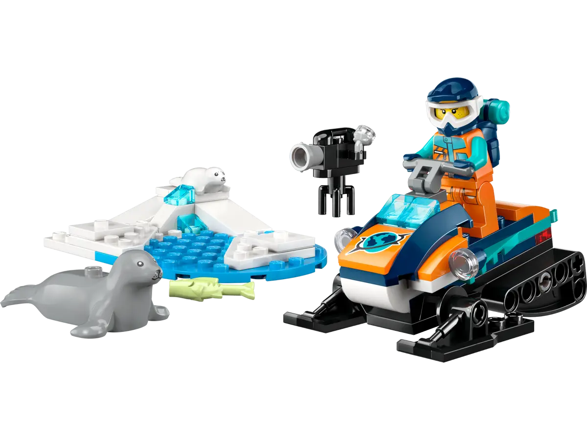 LEGO City Arctic Explorer Snowmobile 5+ 70Pcs 60376