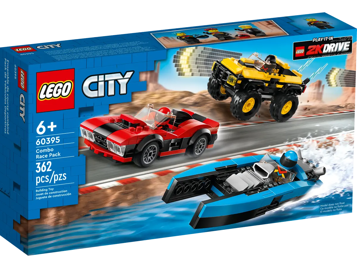 LEGO City Combo Race Pack 6+ 362Pcs 60395