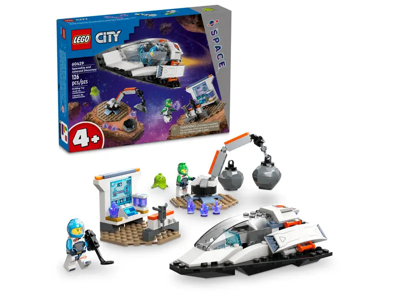LEGO City Spaceship and Asteroid Discovery 4+ 126Pcs 60429