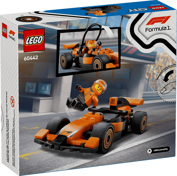 LEGO City F1 Driver With Mclaren Race Car 6+ 86Pcs 60442