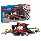 LEGO City F1 Pit Stop & Pit Crew With Ferrari Car 6+ 322Pcs 60443