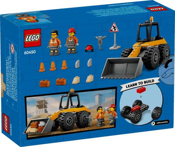 LEGO City Yellow Construction Wheel Loader 4+ 60450