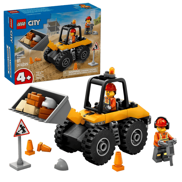LEGO City Yellow Construction Wheel Loader 4+ 60450