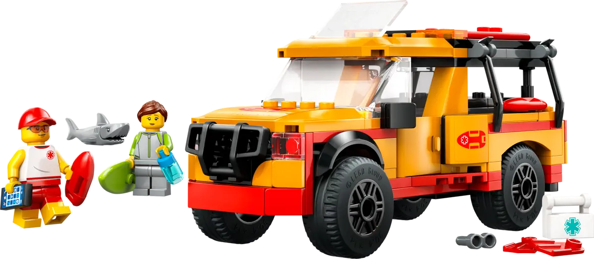 LEGO City Lifeguard Beach Rescue Truck 6+ 214Pcs 60453