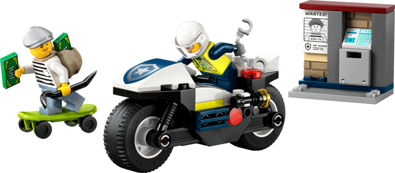 LEGO City Police Motorcycle Chase 4+ 60455