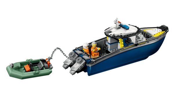 LEGO City Police Boat Chase 264 Pieces 6Y+ – Multicolor