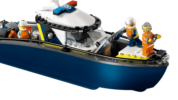 LEGO City Police Boat Chase 264 Pieces 6Y+ – Multicolor