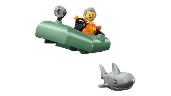 LEGO City Police Boat Chase 264 Pieces 6Y+ – Multicolor