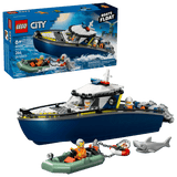 LEGO City Police Boat Chase 264 Pieces 6Y+ – Multicolor