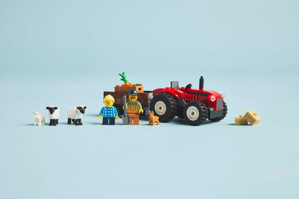 LEGO City Red Farm Tractor with Trailer & Sheep 4+ 60461
