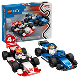 LEGO City F1 Williams Racing & Haas F1 Race Cars 4+ 92Pcs 60464