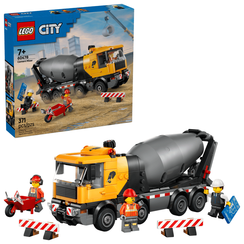 LEGO City Cement Mixer 371 Pieces Multicolour