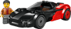 LEGO City EV Supercar 109 Pieces Red & Black