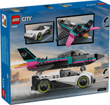 LEGO City Jet vs. Car 259 Pieces 7 × 21 × 16 cm Multicolour