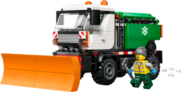 LEGO City Snowplow Truck Toy Vehicle with Minifigure 60490