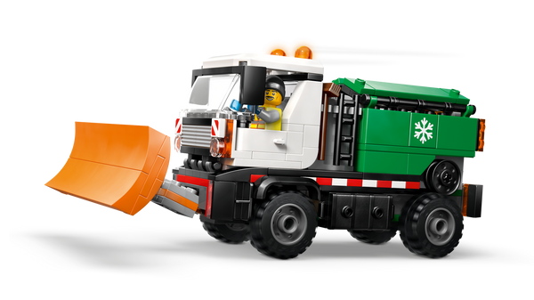 LEGO City Snowplow Truck Toy Vehicle with Minifigure 60490