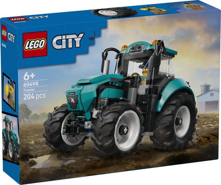 LEGO City Tractor Farm Toy Building Set and Minifigure 60498