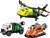 LEGO City Airplane, Service Truck & Hovercraft Remix 990 Pieces 7Y+ – Multicolor