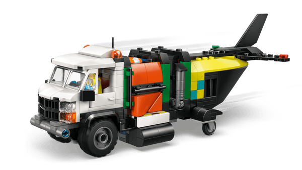 LEGO City Airplane, Service Truck & Hovercraft Remix 990 Pieces 7Y+ – Multicolor