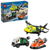 LEGO City Airplane, Service Truck & Hovercraft Remix 990 Pieces 7Y+ – Multicolor