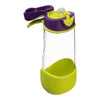 B Box Tritan Sport Spout Drink Bottle 450Ml - Passion Splash Purple Green