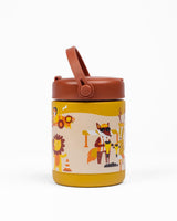 Kicups Joyful Jar Stainless Steel Insulated Food Jar 488 ml Little Builders