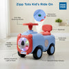 Mee Mee Zippy Tots Kids Foot-to-Floor Ride-On Car with Music & Lights – Blue