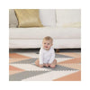Skip Hop Grey & Peach Playspot Geo Foam Tiles