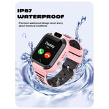 Spiky Basilisk Smartwatch with GPS Location, Camera, SOS Chat & Voice Calling - Pink