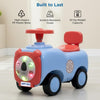 Mee Mee Zippy Tots Kids Foot-to-Floor Ride-On Car with Music & Lights – Blue