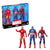 Marvel 6-Inch 3 Pack Set Including Iron Man, Captain America, and Spider-Man Action Super Hero Toys