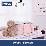 Hopop Baby Diaper Caddy Organiser 16 x 10 x 7 Inches Pink