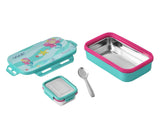 Youp Stainless Steel Green Color Kids Lunch Box - Mermaid