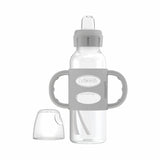 Dr. Brown’s Milestones Narrow Sippy Spout Bottle 250ml Lt Blue & Lt Gray 2-Pack