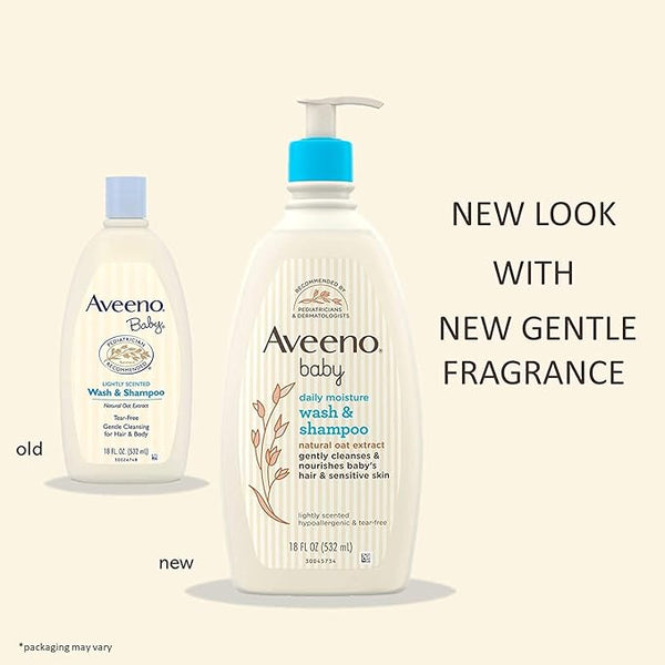 Aveeno Baby Gentle Wash and Shampoo 532ML