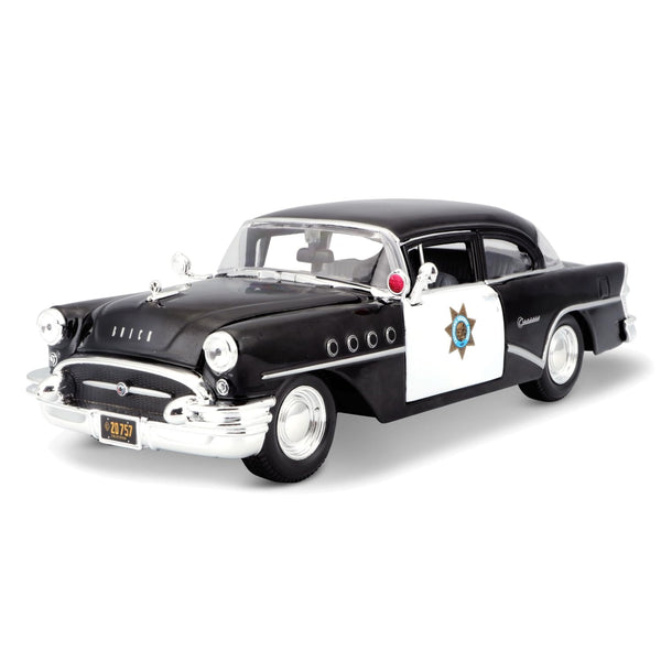 Maisto 1:24 1955 Buick Century Black Licensed Diecast Scale Model Car