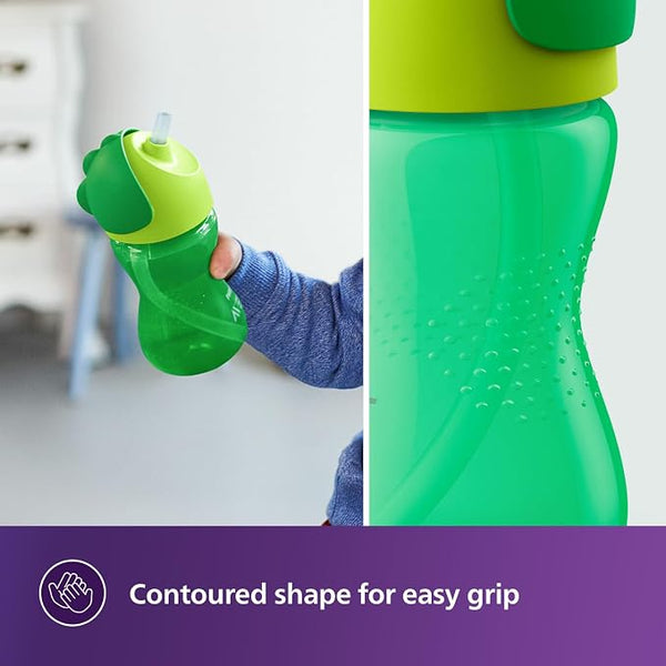 Philips Avent Bendy Straw Cup 300 ml – Green | 12M+