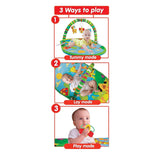 Giggles 3 In 1 Deluxe Baby Play Gym – Multicolor