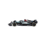 Bburago 2024 Mercedes-AMG W15 #63 George Russell 1:24 F1 Model with Acrylic Display Case