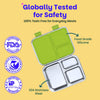 Basil Bento Neo 3 Compartment Lunchbox 1000 ml Matcha