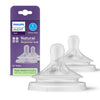 Philips Avent Natural Response Extra Slow Flow Nipples SCY961/02 – Pack of 2