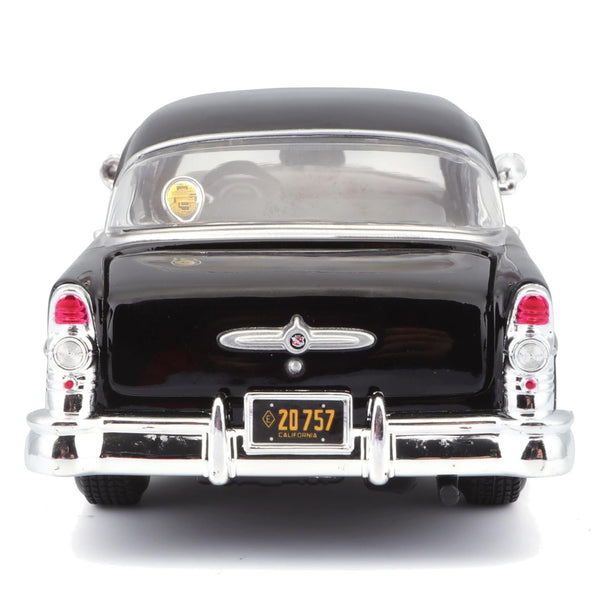 Maisto 1:24 1955 Buick Century Black Licensed Diecast Scale Model Car