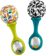 Fisher-Price Rattle 'n Rock Maracas Set of 2 3M+ Neutral Colours