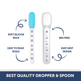 Hopop Medicine Spoon & Dropper - Blue